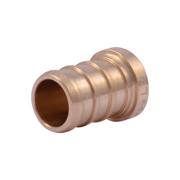 Sharkbite SharkBite 1/2 in. Barb X 1/2 in. D Barb Brass Plug, PK5 UC514LFA5 - main